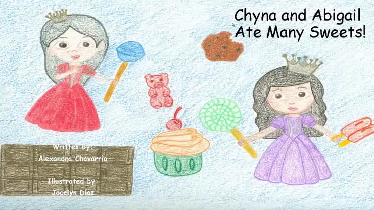Chyna and Abigail Ate Many Sweets!