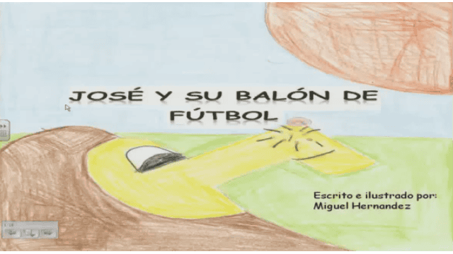 José y su balón de fútbol