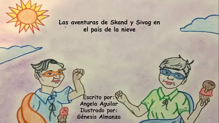 Las aventuras de Skand y Sivag en el país de la nieve