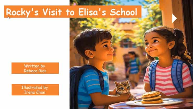 Rocky’s Visit to Elisa’s School